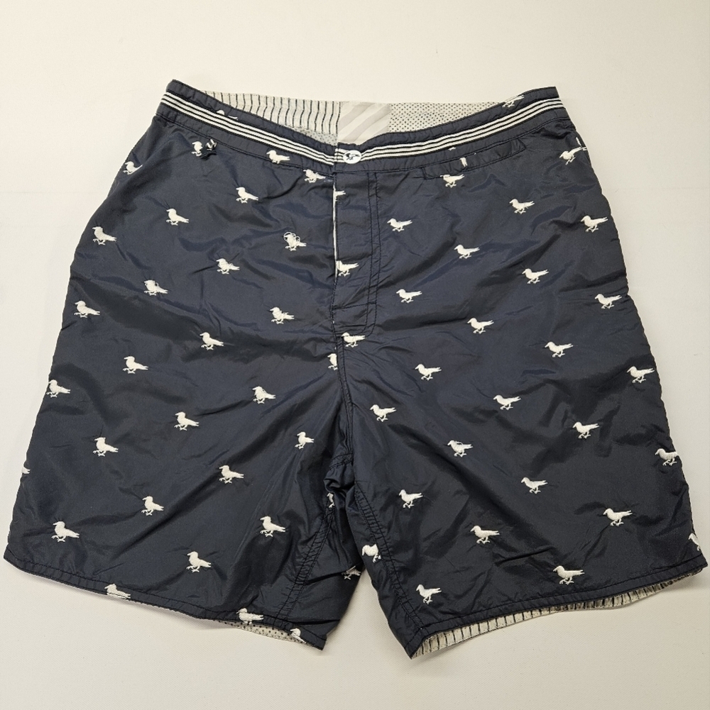 MODERN AMUSEMENT Swim Bermuda Shorts Mens Size 30 Ravens AOP All Over Print